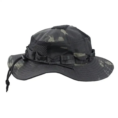 New Tactical Camouflage Boonie Cap Wide Brim Hat
